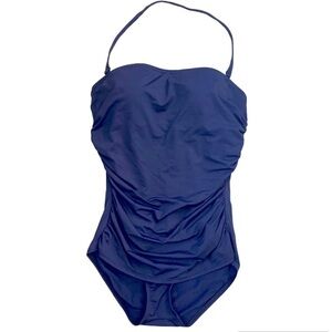 Tommy Bahama One Piece Navy Swimsuit,‎ EUC Size 6D Cup